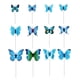 thumbnail image 3 of 12 unidades jardinera jardinera mariposa estacas césped decoraciones adornos azul, 3 of 5