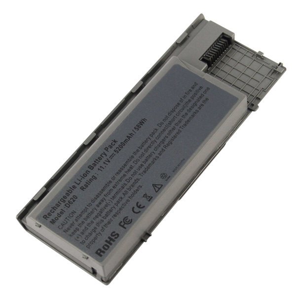 Batería AC Doctor INC para portátil de repuesto para Dell Latitude D620 D630, D630c, serie D631, 5200 mAh
