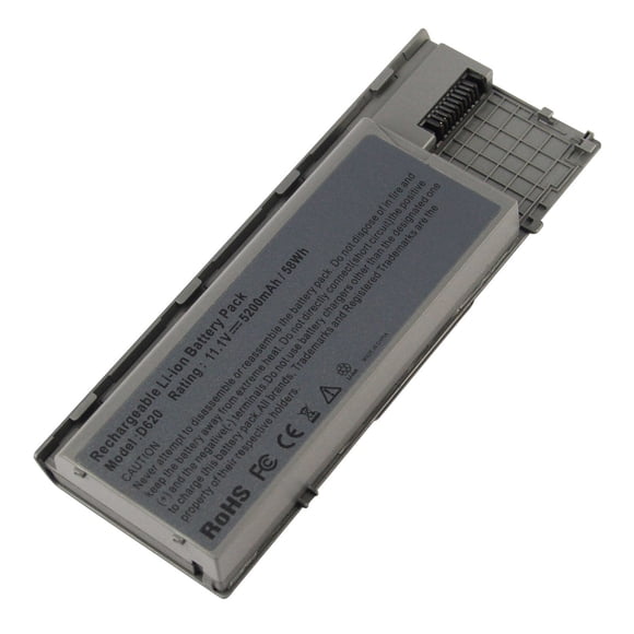 Batería AC Doctor INC para portátil de repuesto para Dell Latitude D620 D630, D630c, serie D631, 5200 mAh