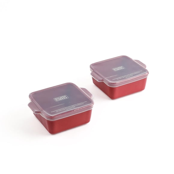 Platos para hornear Souper Cubes, gres, 2.0-5 x 5, juego de 2