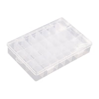 Bothyi - Caja De Almacenamiento De Hilo, Compartimentos Para Bordado, Caja De Almacenamiento, Soporte Para Hilo De Coser, 24 Celdas