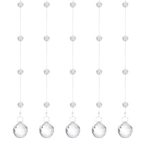 Uxcell - Cadena Guirnalda Acrílico Claro 3M