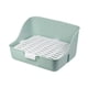 thumbnail image 2 of Caja de arena para conejillos de indias, inodoro para conejos, orinal de esquina para animales pequeños, cama para mascotas pequeñas, caja para hámste Verde, 2 of 5