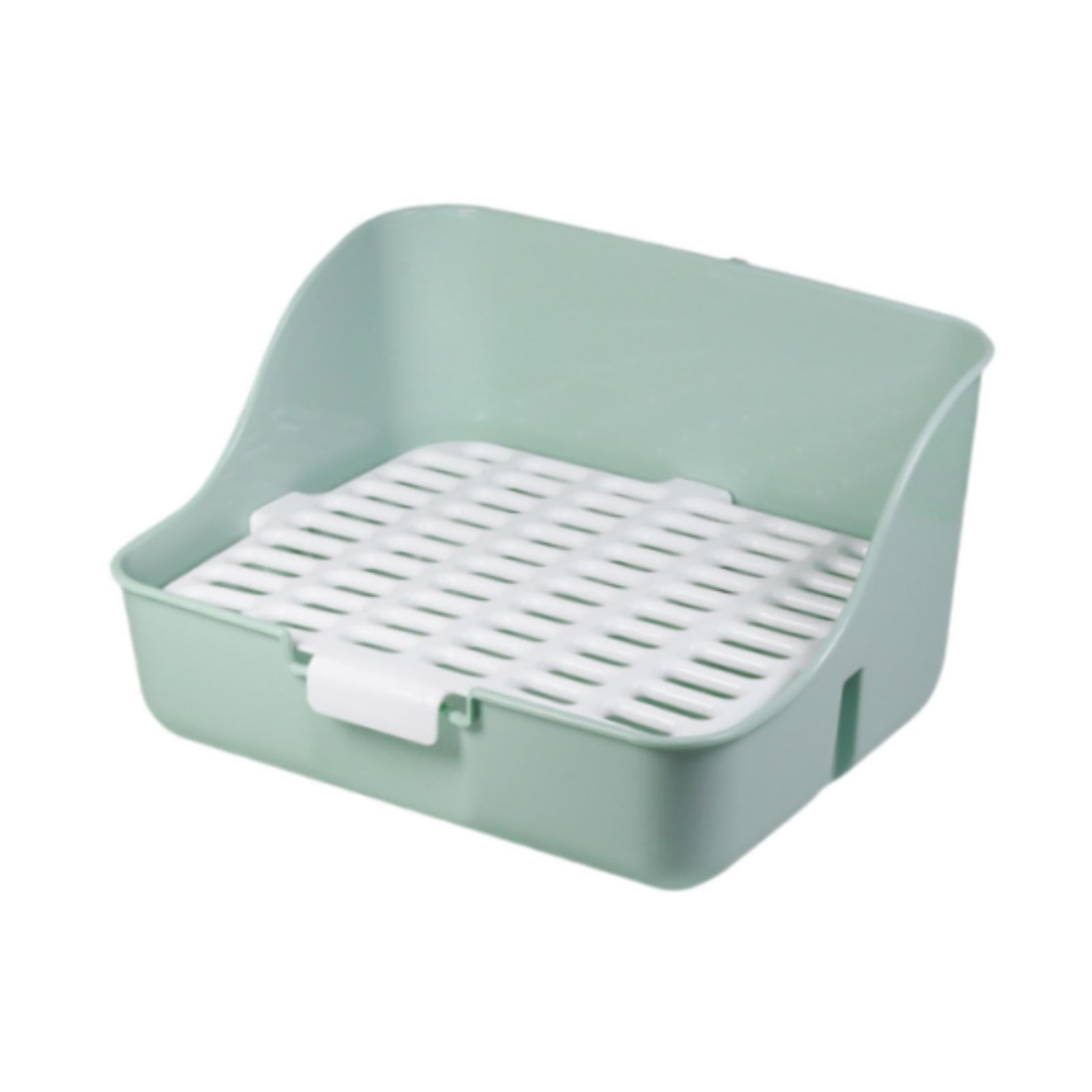 Ioensy - Caja De Baño Para Conejos, Accesorios Para Mascotas, Inodoro Para Conejos, Ardillas, Hurones, Erizos, Verde