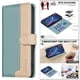 thumbnail image 3 of Funda Cartera con Bloqueo RFID para Xiaomi Redmi 14C con Ranuras y Soporte Verde, 3 of 5