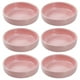 thumbnail image 1 of Plato de porcelana multiusos, estilo simple, diseño elegante de un solo color, para acompañar condimentos y salsa de soja (juego de 6), color rosa, 1 of 5