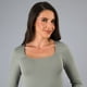 thumbnail image 2 of Camiseta M/Larga Cuello Cuadrado Flores Mujer 4070-275, 2 of 2