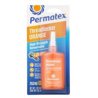 Sellante Permatex 25240, Fijador De Roscas, Color Naranja, Alta Resistencia, 36 Ml