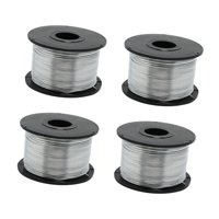 Ioensy - Alambre De Acero Para Amarre De Varillas Corrugadas, 110 M De Longitud, Estable, 4 Unidades, Para Almacén Industrial Y Taller.