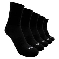 Top - Calcetines Niño Deportivos Largos Negros Pack 5 C1