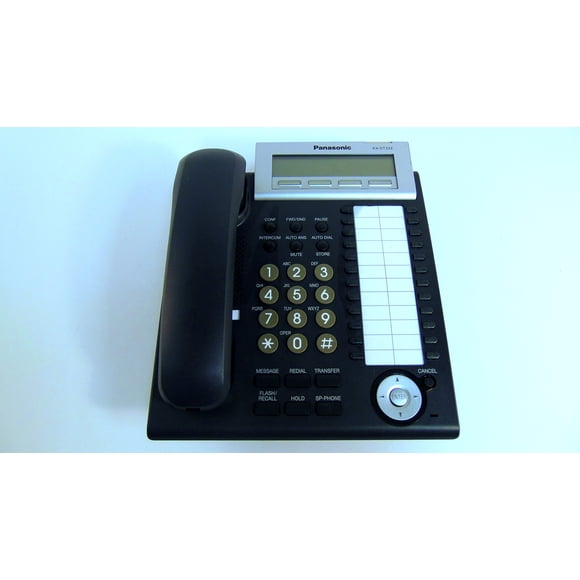 Teléfono Digital Panasonic KX-DT333-B con 24 Botones y Pantalla LCD