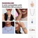 thumbnail image 3 of Pulsera Pandora ME Cadena Dorada Eslabones Compatible Charms, 3 of 3