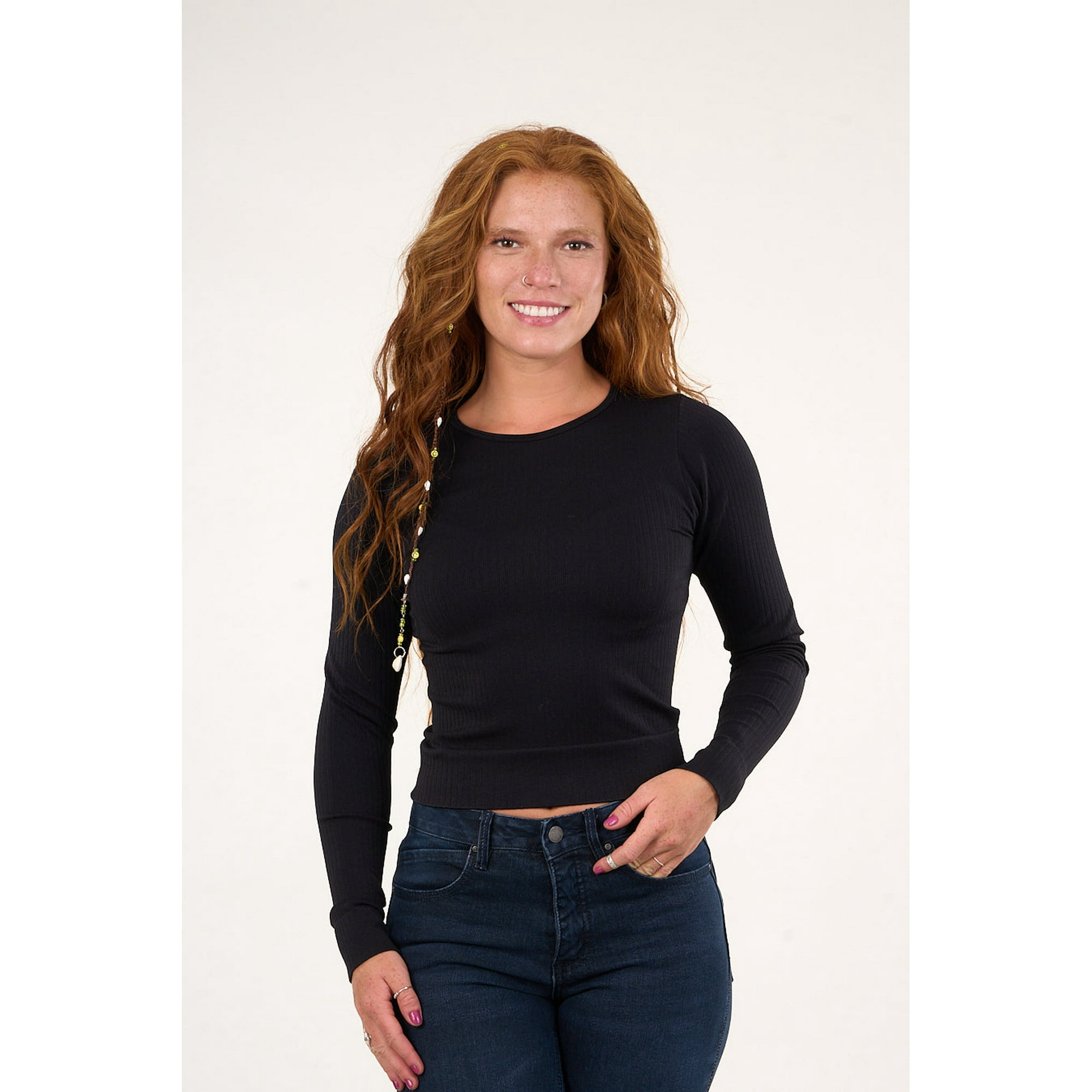 Polemic - Top Elasticado Manga Larga Negro Vw1771