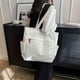 thumbnail image 5 of Women's Minimalist Tote Bag, Solid Color Casual Shoulder Bag, All-Match Bag For School, 5 of 5