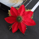 thumbnail image 2 of Flores Navideñas Adorno De Navidad Set De 10 Flores, 2 of 3