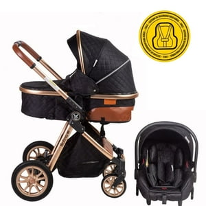 Voyage - Coche Bolina Con Silla De Auto Modelo Exclusivo Black