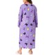 thumbnail image 3 of Agnes Orinda Vestido de Dormir Casual de Manga Larga con Cuello Redondo para Mujer de Talla Grande para la Escuela, Universidad, Día de San Valentín, Pijamas 4X Lila, 3 of 6