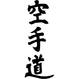 Rienda Libre Graphics - Decomural Kanji Karate Chinese Symbol Ws-18757