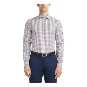 Camisa De Vestir Tommy Hilfiger, Entallada, De Sarga Elástica, Azul, Para Hombre