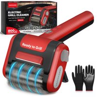 Cepillo Eléctrico Para Parrilla Hiadgunnr 304 Con Cerdas De Acero Inoxidable