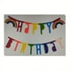 thumbnail image 1 of 1pc, New Felt Rainbow Happy Birthday Letter Banner Pull Flag, Birthday Party Background Decoration Banner Pull Flower, 1 of 2