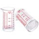 thumbnail image 1 of Vaso medidor de vidrio Ackers 120 ml / 4 oz para cocina y bar x2, 1 of 8