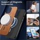 thumbnail image 4 of Magnetic Slim Case for Honor 100 with Camera Guard & Anti-Scratch Back Brown, 4 of 6