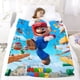 thumbnail image 5 of Super Mario anti-pilling, suave, ligera, esponjosa y acogedora de lujo para hogar y cocina – Perfecta para niños y adultos,130X150cm, 5 of 6