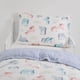 thumbnail image 3 of Juego de ropa de cama para niños pequeños, muselina de algodón con forma de unicornio, 3 piezas, 3 of 6