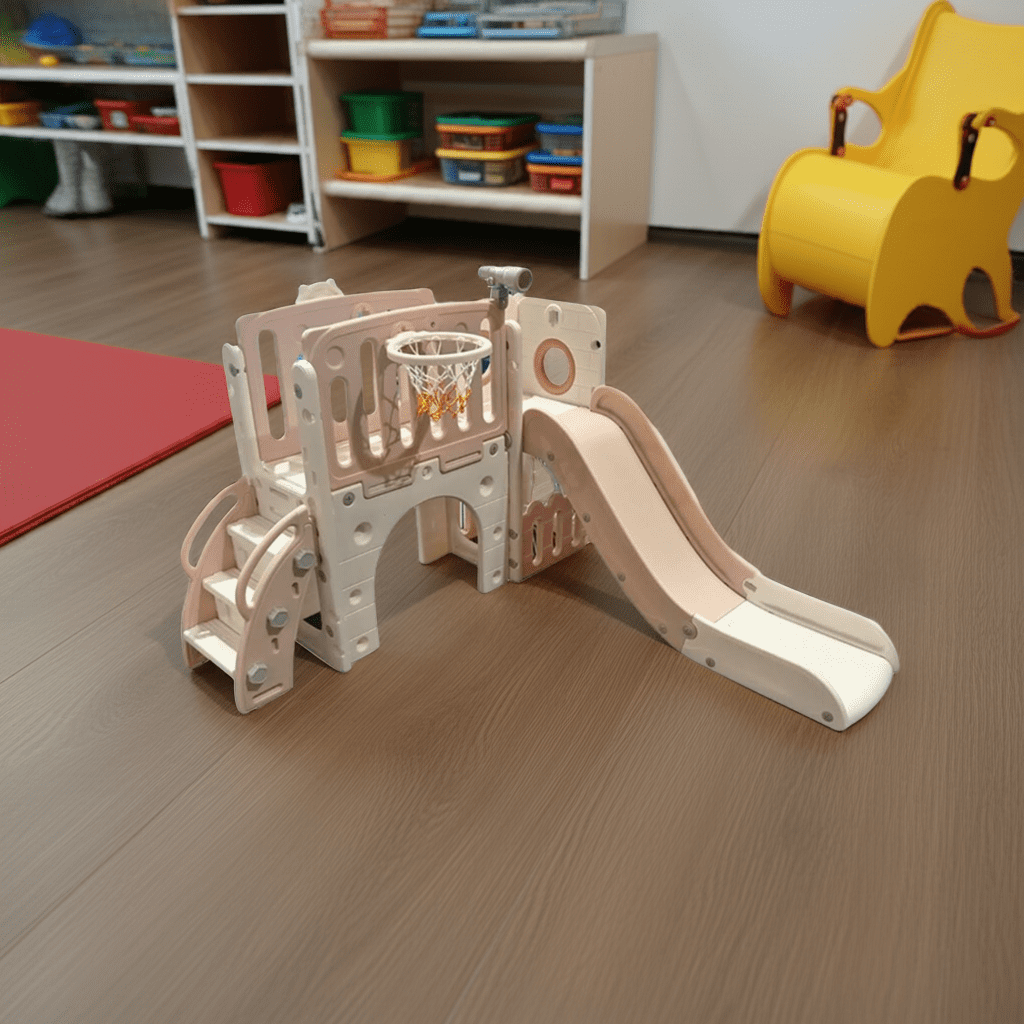 Igpro - Resbalin 5 En 1, Aro De Baloncesto, Telescopio De Juguete, Timonel Y Almacenamiento