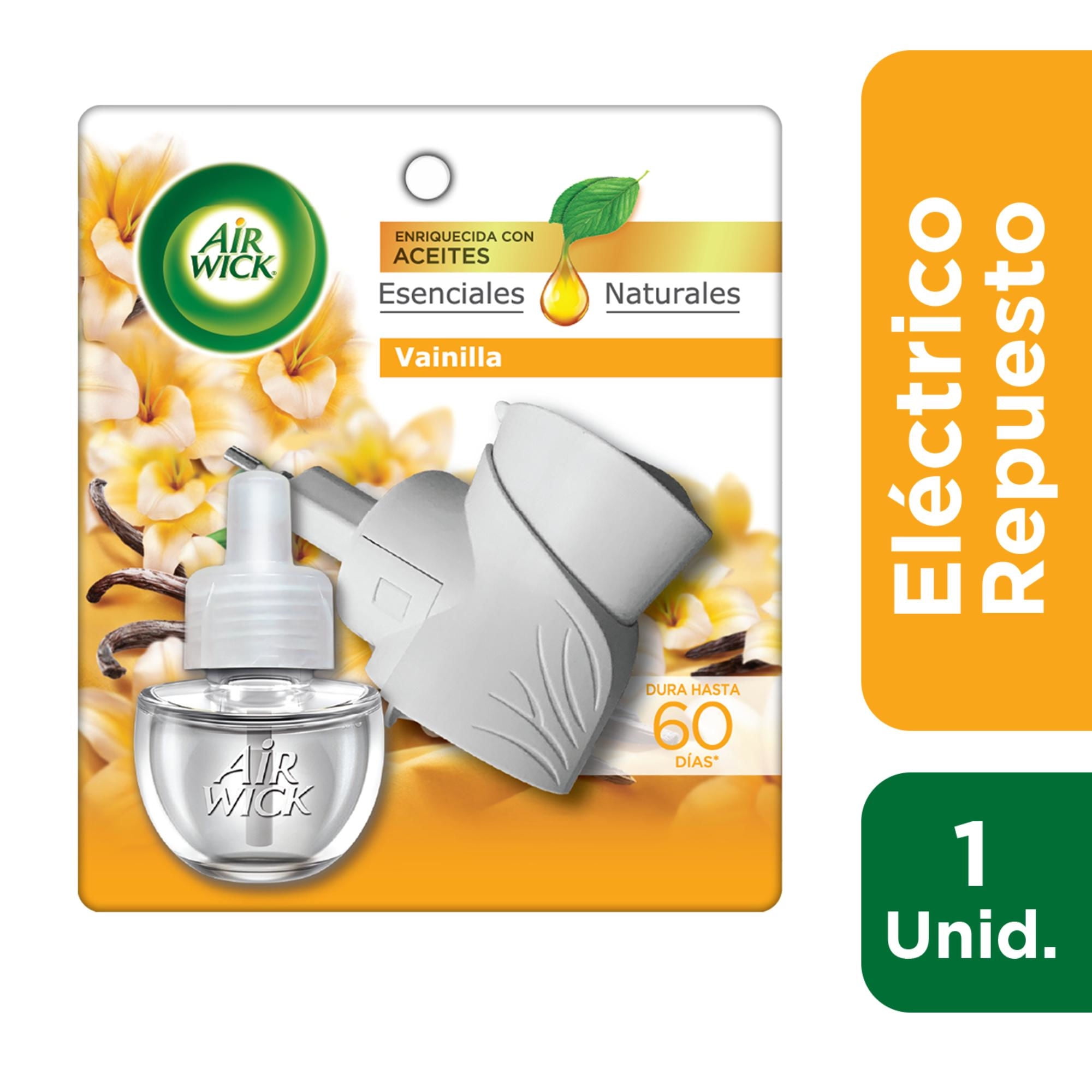 Air Wick - Kit Eléctrico Repuesto Aromatizante Aceite Vainilla Blistec