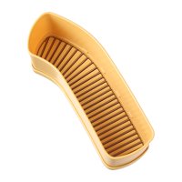 Xusx111 - Slicer De Fruta Cortador De Plátano, Fresa Slicer, Pepino, Velocidad Para Huevo Hot Dog Uva, Fresa Cortador Gadget De Cocina (Amarillo)