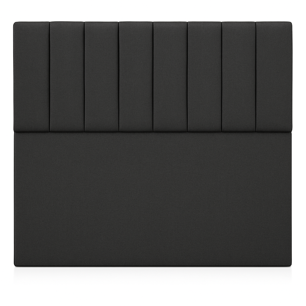 Ethan Desing - Respaldo De Cama 1 Plazas Gris Oscuro Turin