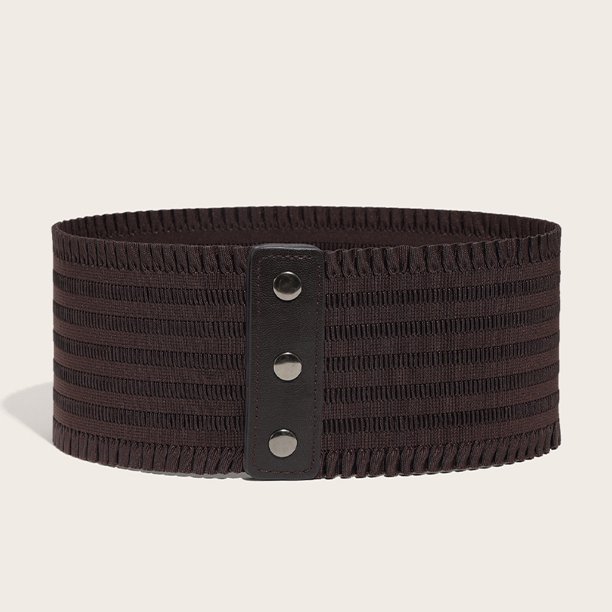 Slimmer Figure Instantly: Women's Stretchy Snap-Button Corset Belts for Waist Reduction