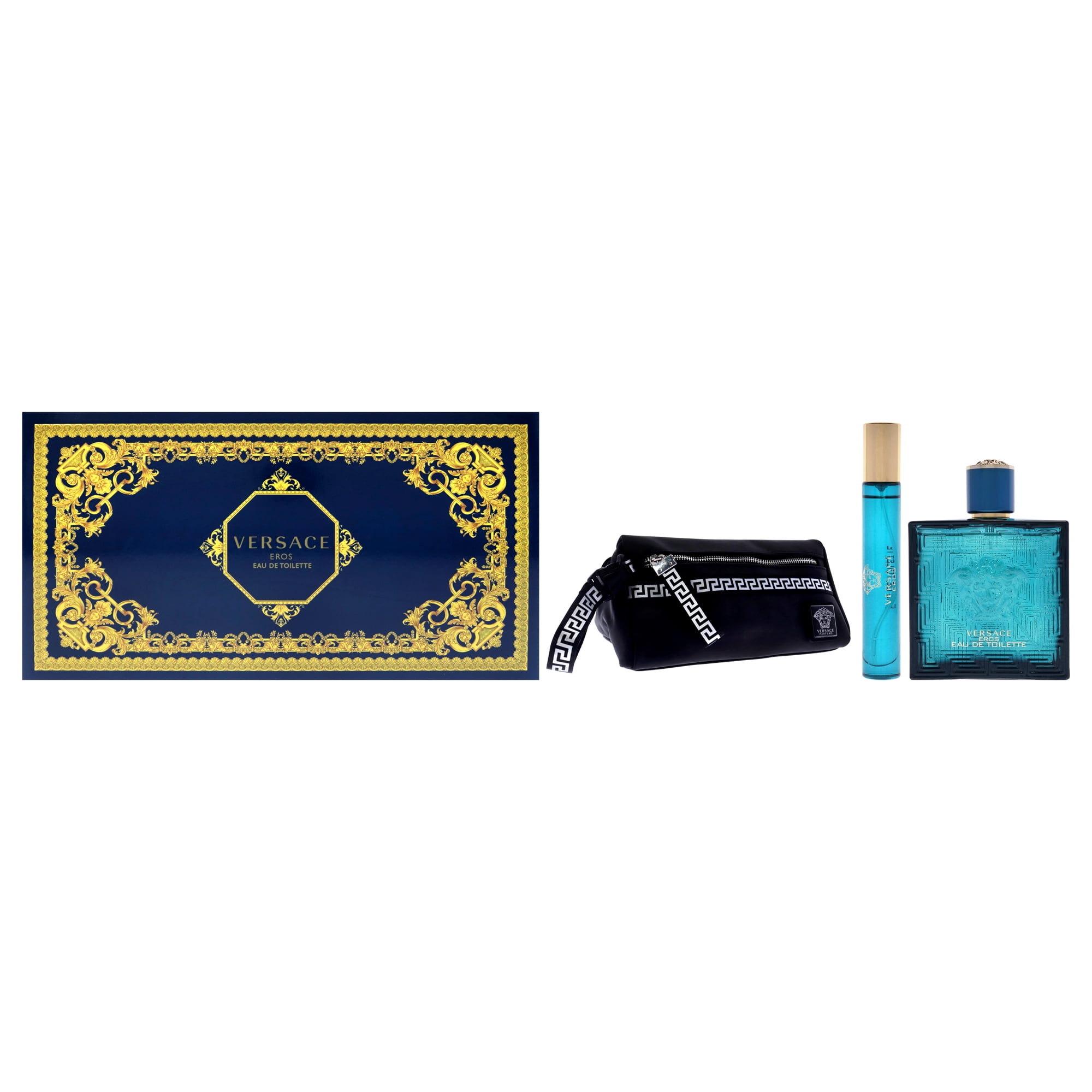 Set De Regalo Perfume Versace Eros Edt 100ml + Edt 10ml Hombre