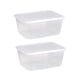 thumbnail image 3 of Contenedor De Almacenamiento Para Nevera, Contenedor De Ensalada De Lechuga Para Despensa, Cocina, 2000ml, 2 Piezas, 3 of 5
