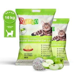 Home Grass - Arena Absorbente Para Gatos Aroma Manzana 16Kg