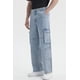 thumbnail image 2 of Jeans Hombre Baggy Cargo Moto Azul, 2 of 4