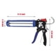 thumbnail image 5 of Pistola de calafateo WORKPRO de mano ajustable con agarre cómodo, 310 ml, 5 of 8