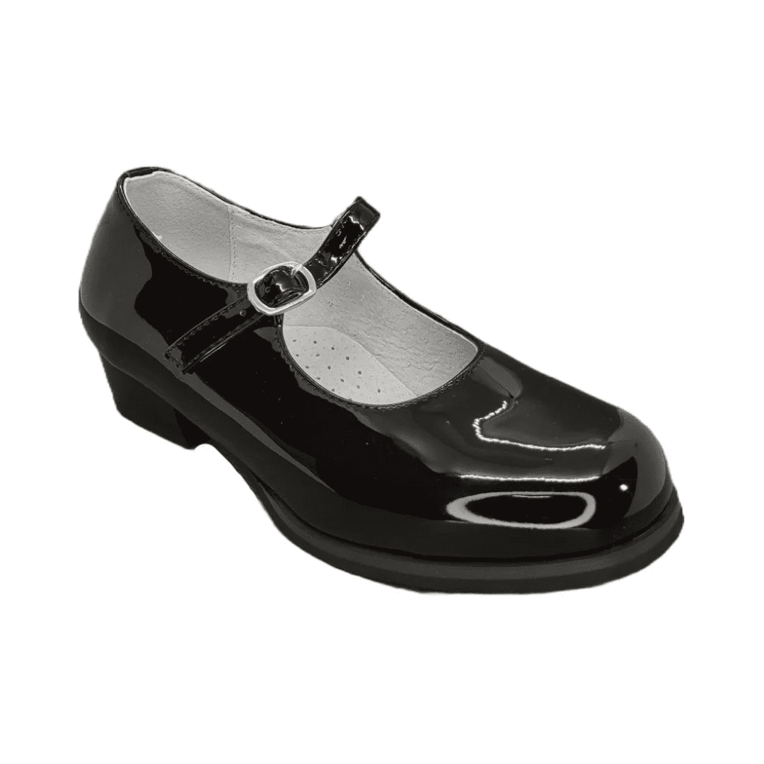 Zapatos De Cueca Alquimia Negro Charol Mujer | 3073 - Talla 39
