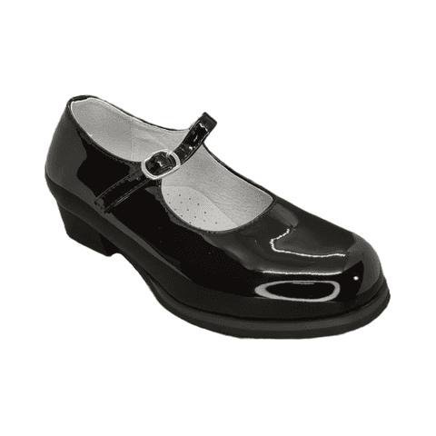 Zapatos De Cueca Alquimia Negro Charol Mujer | 3073 - Talla 39
