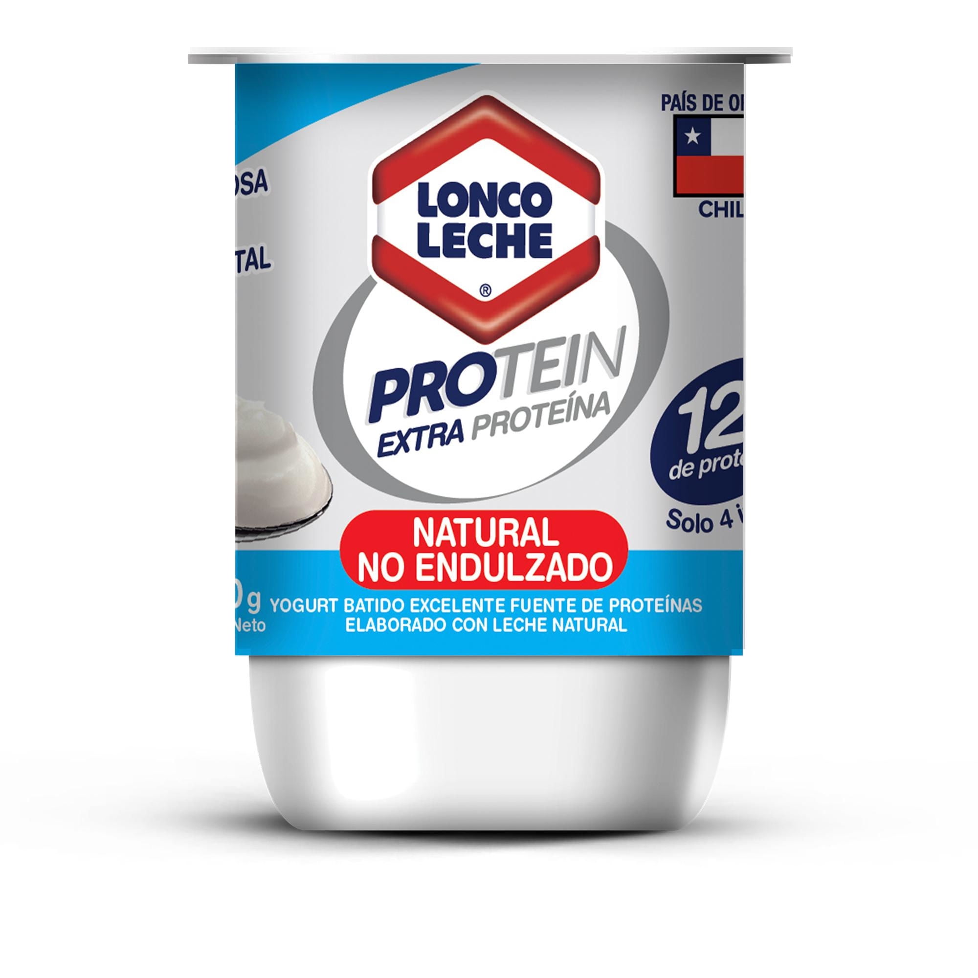 Protein Natural No Endulzado 140 g Loncoleche