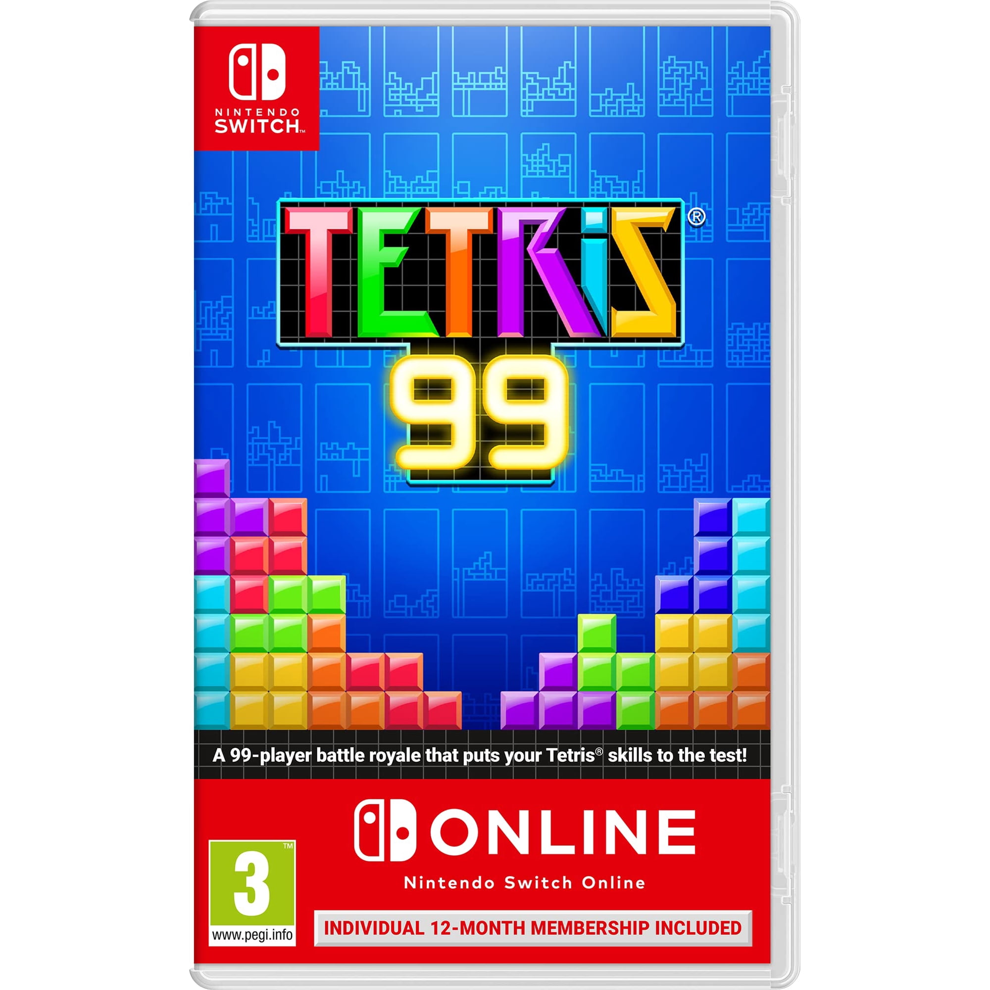 Juego Tetris 99 + Nso Para Nintendo Switch Con Suscripción De 12 Meses