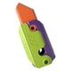 thumbnail image 4 of Gravity Fidget Toy Interactive Party Favor Creativo Pequeño Rábano Cuchillo Juguetes Verde Violeta, 4 of 5
