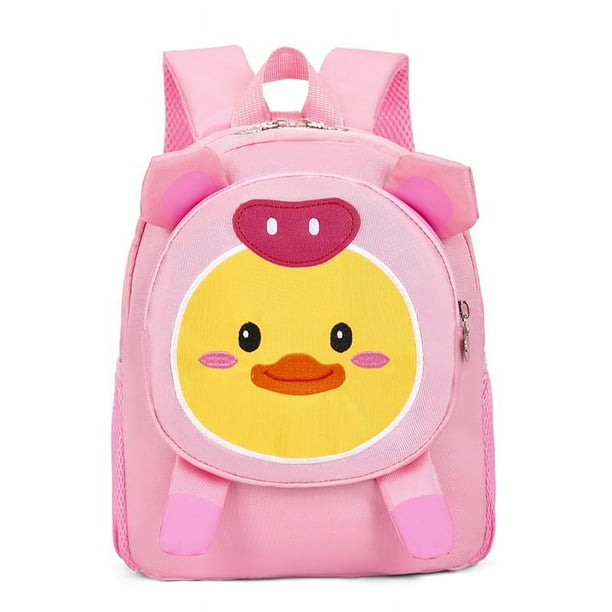Kids Cartoon Duck And Dinosaurs Backpack With Assorted Colors, Kindergarten Small Backpack Lightweight Boys And Girls' Backpack