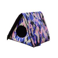 Magideal - Refugio Para Casa Impermeable Para Gatos Material De Tela Oxford Resistente A Mordeduras Para Mascotas En Garajes, Porches Interior , M M