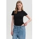 thumbnail image 1 of Polera Mujer Body Liso Negro, 1 of 4