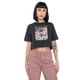 thumbnail image 1 of Polera Mujer Color Negro Fun Manga Corta Crop Corona, 1 of 5