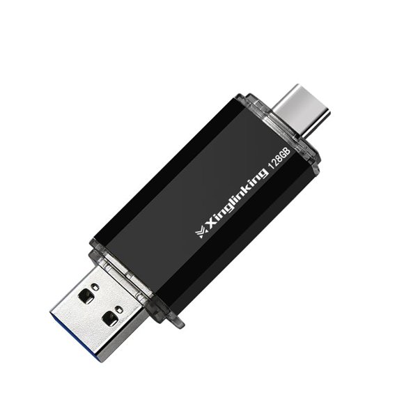 Memoria USB Xinglinking 128 GB USB‑C + USB‑A de Doble Puerto