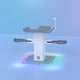 thumbnail image 2 of Soporte de RV ajustable compatible con Meta Quest 3 - Soporte de pantalla para el mando de los auriculares con soporte ajustable para guardar accesorios-Blanco, 2 of 6